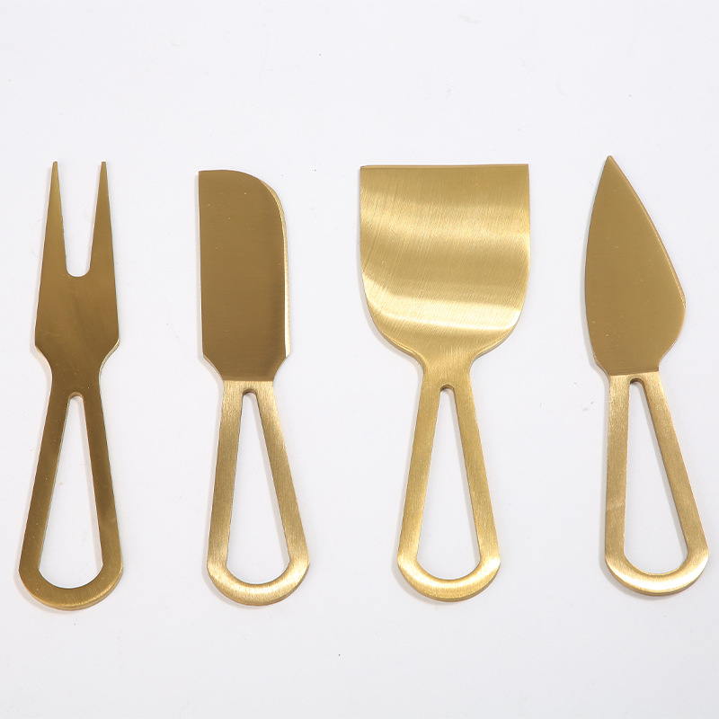4-Piece Gold Stainle